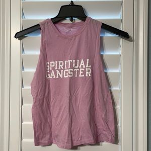 COPY - Spiritual Gangster logo crop tank NWT!!